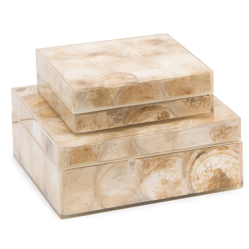 JohnRichard Accessories 2 Piece Decorative Box Set Wayfair